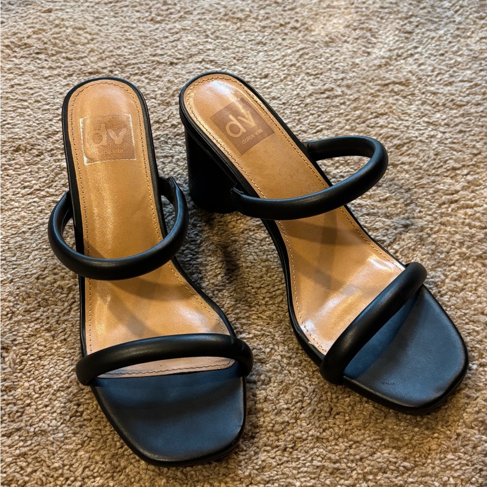 DV by Dolce Vita Black Strappy Heels